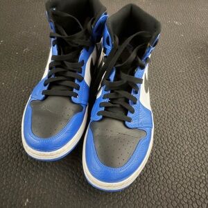 Jordan Men's Shoes - Blue, Black, and White